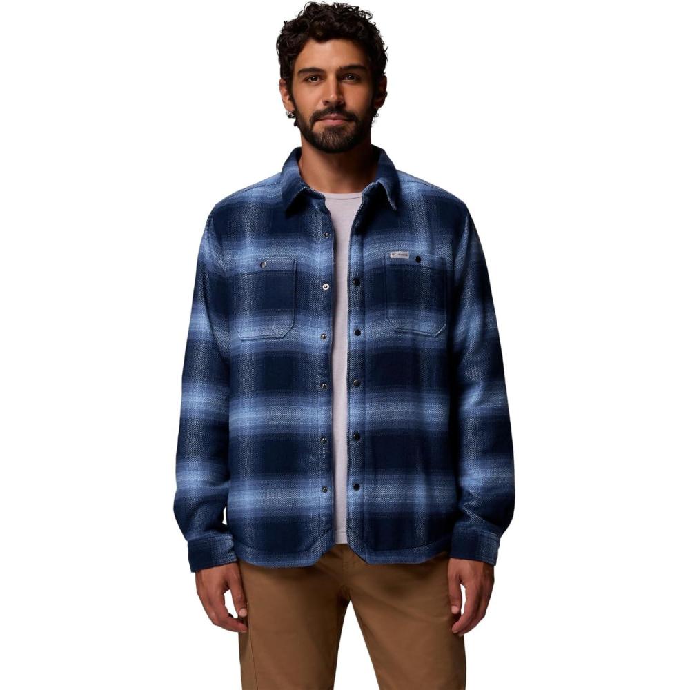 imageColumbia mens Windward II Shirt JacketCollegiate Navy Blurred Ombre
