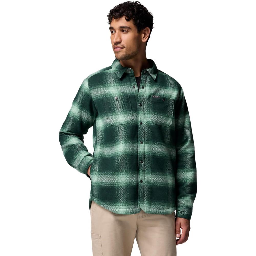 imageColumbia mens Windward II Shirt JacketRain Forest Blurred Ombre