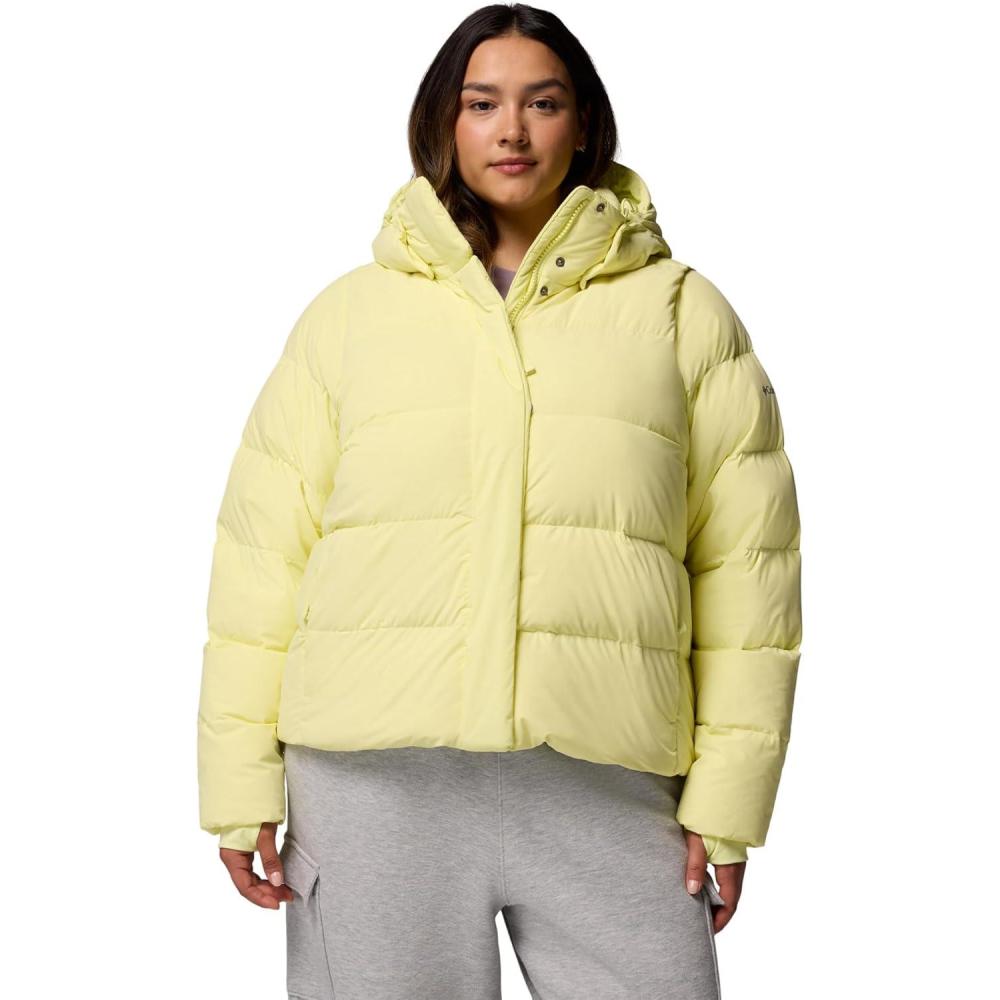 imageColumbia womens Amaze Puff Hooded JacketCitron Haze