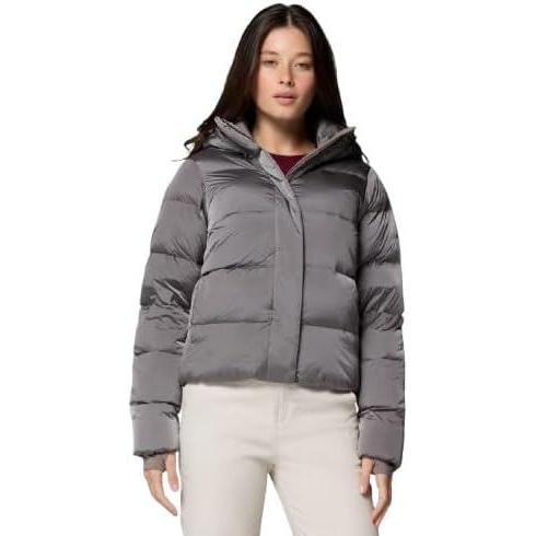imageColumbia womens Amaze Puff Hooded JacketIron High Shine