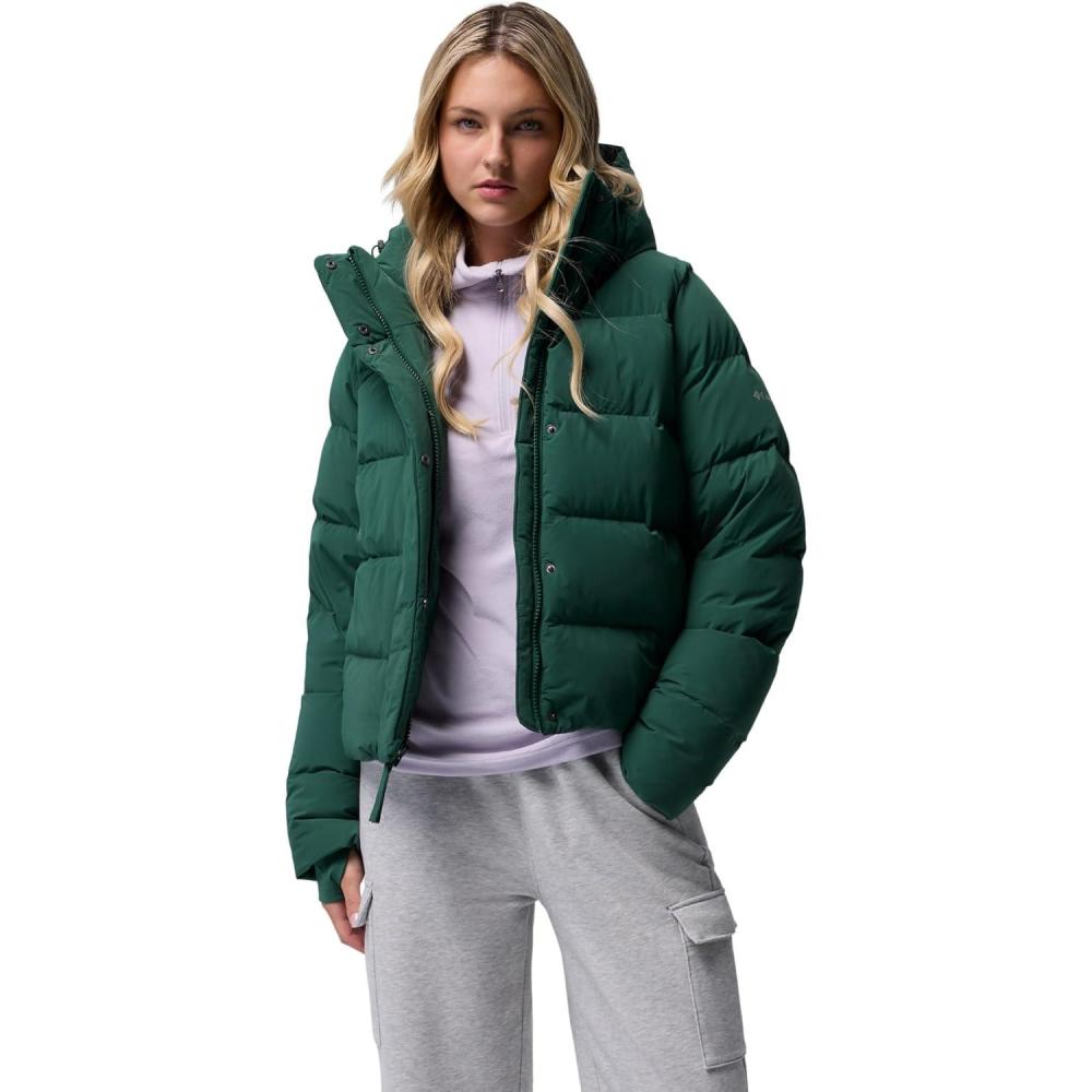 imageColumbia womens Amaze Puff Hooded JacketRain Forest