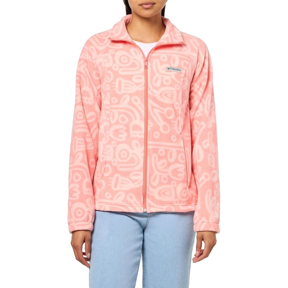 imageColumbia womens Benton Springs Printed Full ZipAlpenglow Marker Made Tonal
