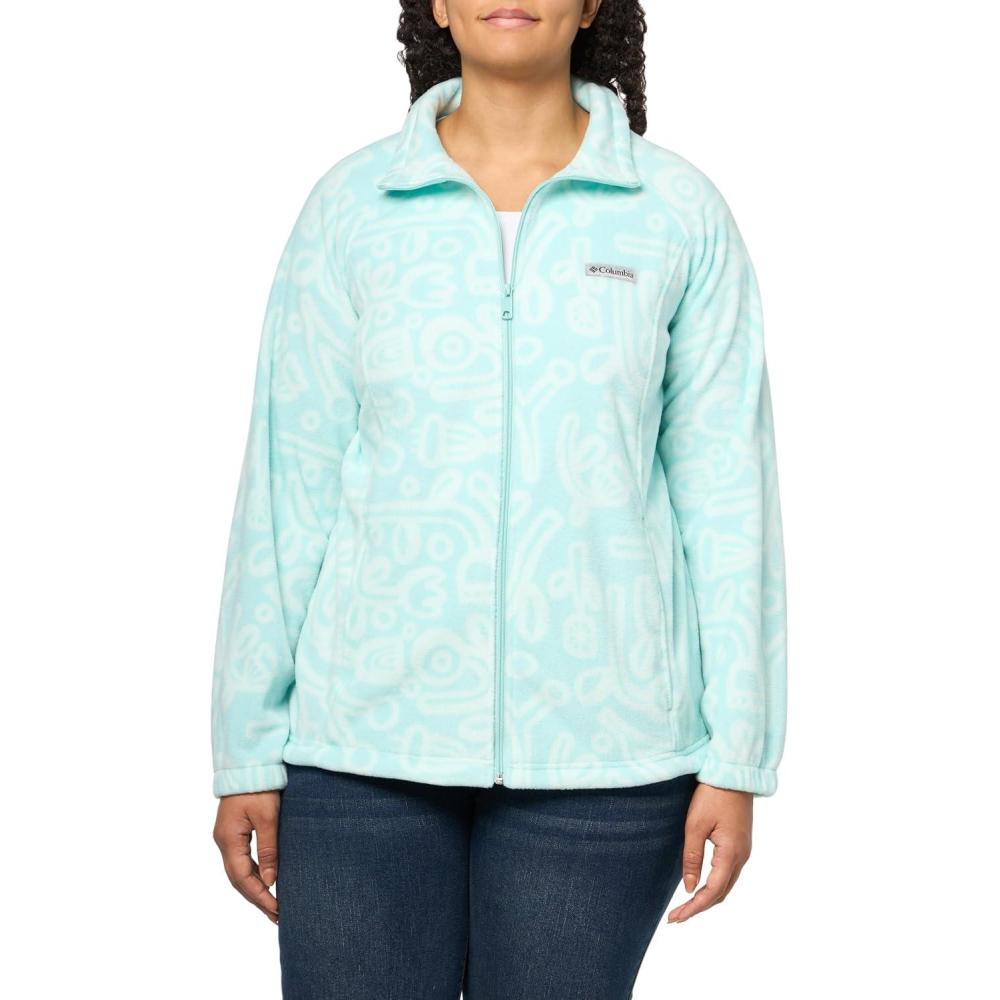 imageColumbia womens Benton Springs Printed Full ZipSpray Marker Made Tonal