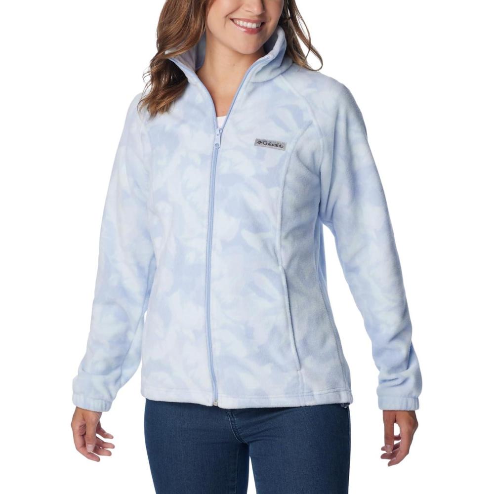 imageColumbia womens Benton Springs Printed Full ZipWhisper Peonies