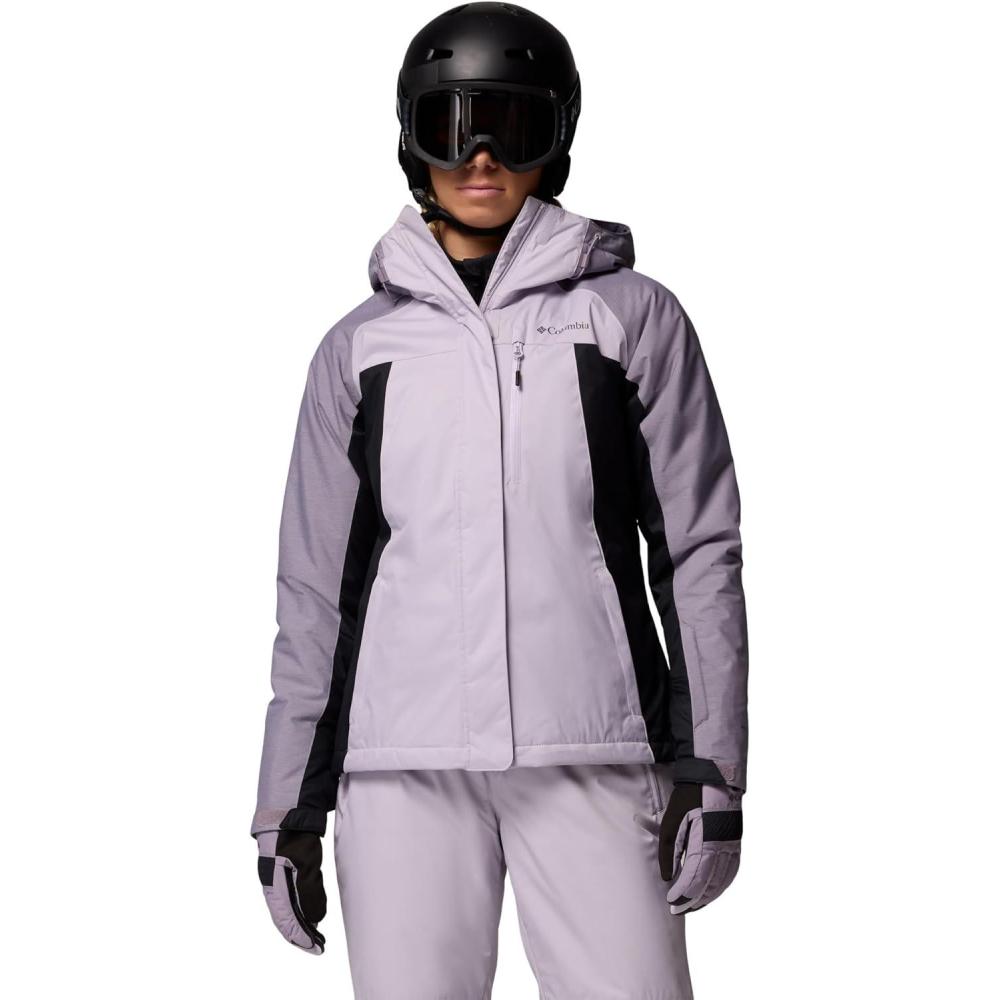 imageColumbia womens Snowy Summit Insulated JacketLavender PearlBlackShl Prpl Crss Dy