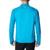Columbia Men’s Endless Trail Half Zip Mesh Long Sleev(Ocean Blue)