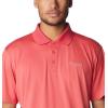 Columbia Mens Low Drag Offshore Polo(Sunset Red)