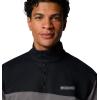 Columbia Men’s Pitchstone Overlay Half Snap(City Grey/Black)