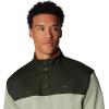 Columbia Men’s Pitchstone Overlay Half Snap(Safari/Greenscape)