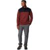Columbia Men’s Pitchstone Overlay Half Snap(Spice/Black)