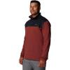 Columbia Men’s Pitchstone Overlay Half Snap(Spice/Black)