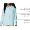 Columbia Womens Anytime Lite Long Sleeve Shirt(Aqua Haze)