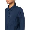 Columbia Womens Anytime Lite Long Sleeve Shirt(Collegiate Navy)