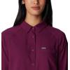 Columbia Womens Anytime Lite Long Sleeve Shirt(Marionberry)