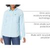 Columbia Womens Anytime Lite Long Sleeve Shirt(Spring Blue)