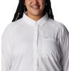 Columbia Womens Anytime Lite Long Sleeve Shirt(White)