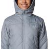 Columbia Womens Copper Crest Ii Long Jacket(Tradewinds Grey)