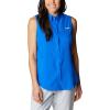 Columbia Women’s Extended Tamiami Women’s Sleeveless Shirt(Blue Macaw)