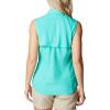 Columbia Women’s Extended Tamiami Women’s Sleeveless Shirt(Electric Turquoise)