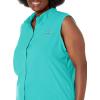 Columbia Women’s Extended Tamiami Women’s Sleeveless Shirt(Electric Turquoise)
