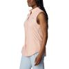 Columbia Women’s Extended Tamiami Women’s Sleeveless Shirt(Light Coral)