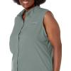 Columbia Women’s Extended Tamiami Women’s Sleeveless Shirt(Light Lichen)