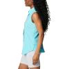 Columbia Women’s Extended Tamiami Women’s Sleeveless Shirt(Opal Blue)