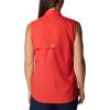 Columbia Women’s Extended Tamiami Women’s Sleeveless Shirt(Red Hibiscus)
