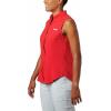 Columbia Women’s Extended Tamiami Women’s Sleeveless Shirt(Red Lily)