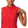 Columbia Women’s Extended Tamiami Women’s Sleeveless Shirt(Red Lily)