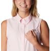 Columbia Women’s Extended Tamiami Women’s Sleeveless Shirt(Satin Pink)