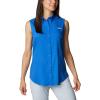 Columbia Women’s Extended Tamiami Women’s Sleeveless Shirt(Vivid Blue)