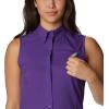 Columbia Women’s Extended Tamiami Women’s Sleeveless Shirt(Vivid Purple)
