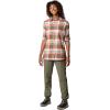 Columbia Womens Holly Hideaway Flannel ShirtButton Down Shirt(Canteen Multiplaid)