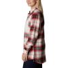 Columbia Womens Holly Hideaway Flannel ShirtButton Down Shirt(Chalk Multi Tartan)