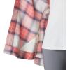 Columbia Womens Holly Hideaway Flannel ShirtButton Down Shirt(Faded Peach Ombre Tartan)