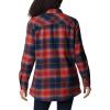 Columbia Womens Holly Hideaway Flannel ShirtButton Down Shirt(Nocturnal Multi Tartan)