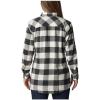 Columbia Womens Holly Hideaway Flannel ShirtButton Down Shirt(Shark Buffalo Check)