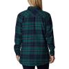 Columbia Womens Holly Hideaway Flannel ShirtButton Down Shirt(Spruce Multi Tartan)