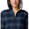 Columbia Women’s Holly Hideaway Warm Lined Flannel(Collegiate Navy Buffalo Tartan)