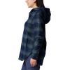Columbia Women’s Holly Hideaway Warm Lined Flannel(Collegiate Navy Buffalo Tartan)
