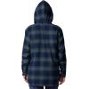 Columbia Women’s Holly Hideaway Warm Lined Flannel(Collegiate Navy Buffalo Tartan)