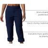 Columbia Womens Leslie Falls Convertible Pant(Collegiate Navy)