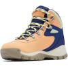 Columbia Women’s Newton Ridge Plus Waterproof Amped Hiking Boot(Peach/Dark Sapphire)