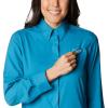 Columbia Women’s PFG Tamiami II UPF 40 Long Sleeve Fishing Shirt(Deep Marine)
