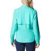 Columbia Women’s PFG Tamiami II UPF 40 Long Sleeve Fishing Shirt(Electric Turquoise)