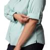 Columbia Women’s PFG Tamiami II UPF 40 Long Sleeve Fishing Shirt(Misty Jade)