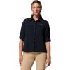 Columbia Womens Summit Valley Woven Long Sleeve Shirt(Black)