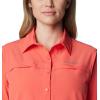 Columbia Womens Summit Valley Woven Long Sleeve Shirt(Juicy)