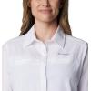 Columbia Womens Summit Valley Woven Long Sleeve Shirt(White)